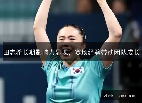 田志希长期影响力显现,赛场经验带动团队成长 田志希长期影响力显现,赛场经验带动团队成长